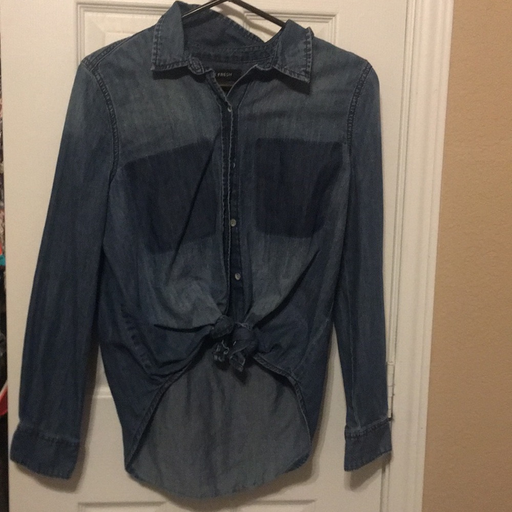 Denim top